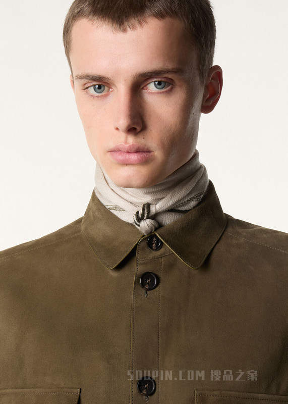 Loro Piana Alare男士方巾 羊绒, 桑蚕丝