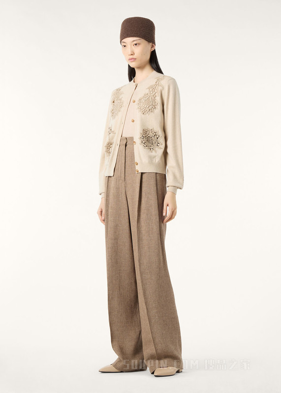 Classic女士圆领上衣 小羊绒