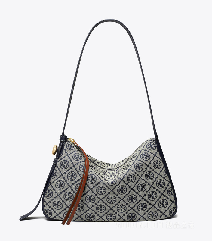 T Monogram Romy 肩背包 Tory 海军蓝