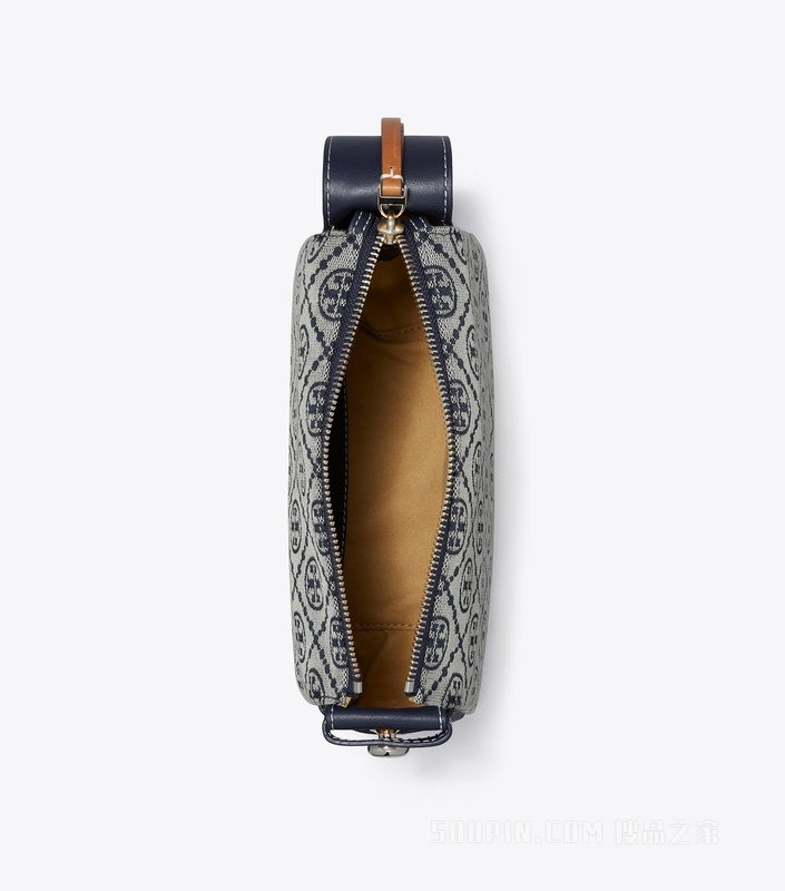 Romy T Monogram 小号肩背包 Tory 海军蓝