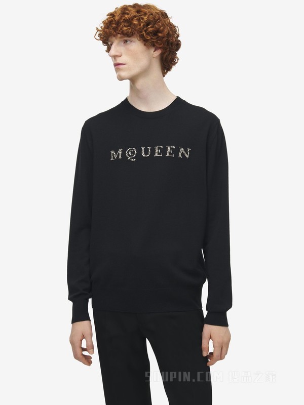 镜面McQueen标志套衫