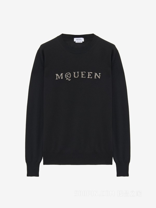 镜面McQueen标志套衫