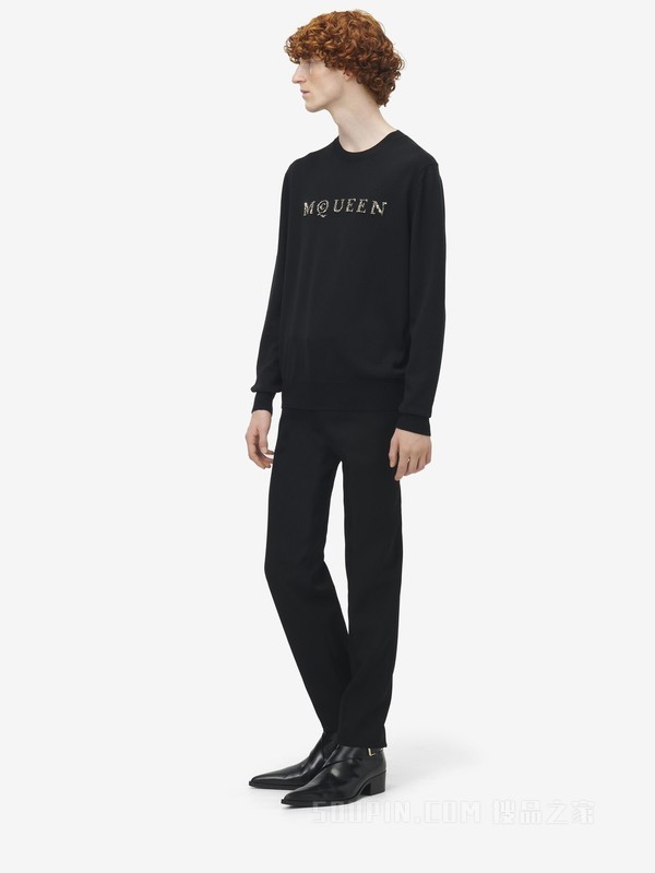 镜面McQueen标志套衫