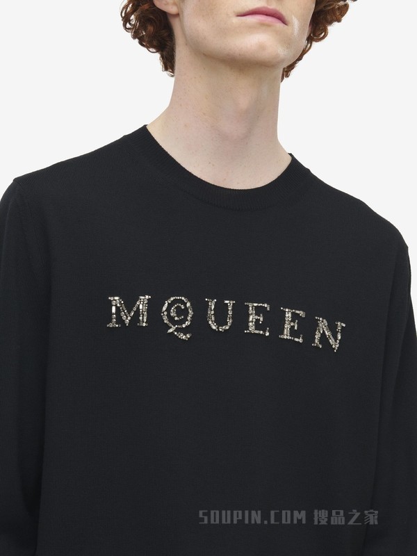 镜面McQueen标志套衫
