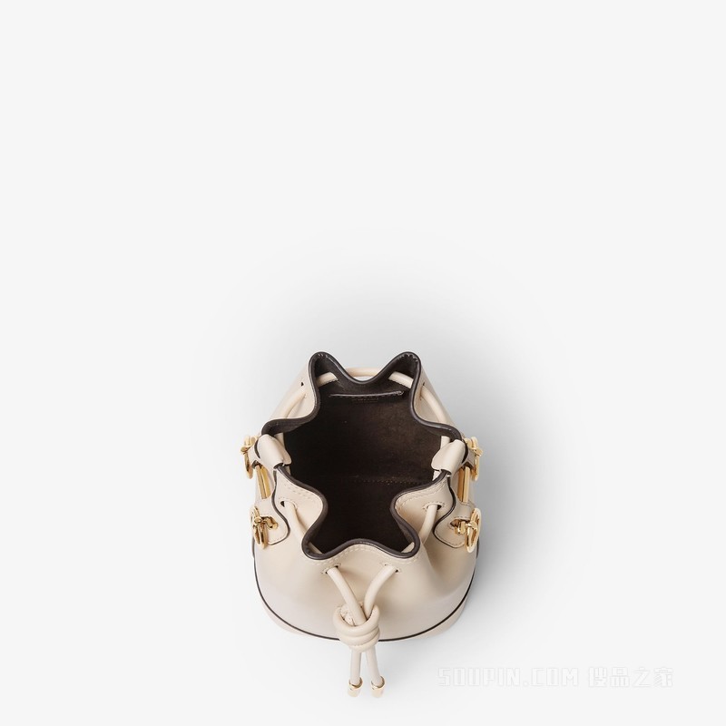 Mon Tresor 山茶花色皮革迷你手袋