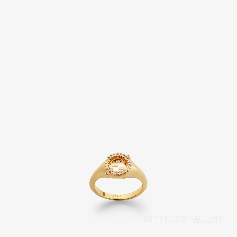 FENDI EverRound戒指 金色戒指