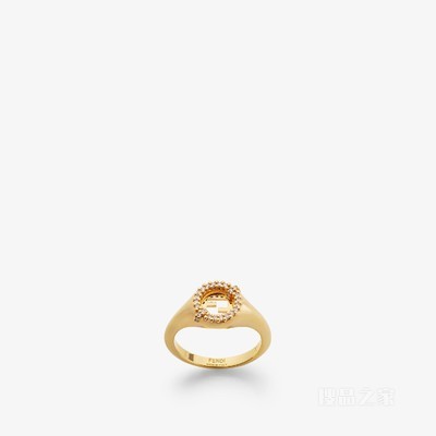 FENDI EverRound戒指 金色戒指