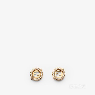 FENDI EverRound耳环 金色耳环