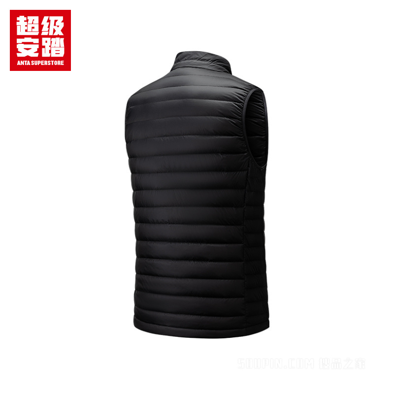 超级安踏户外男子防泼水羽绒马甲