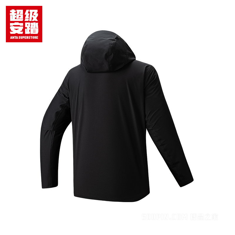 超级安踏户外男子防水透湿冲锋衣
