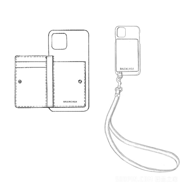 Essential 肩带手机包和卡包