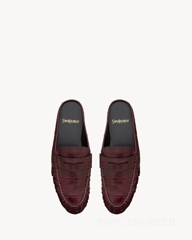 LE LOAFER鳗鱼皮穆勒鞋