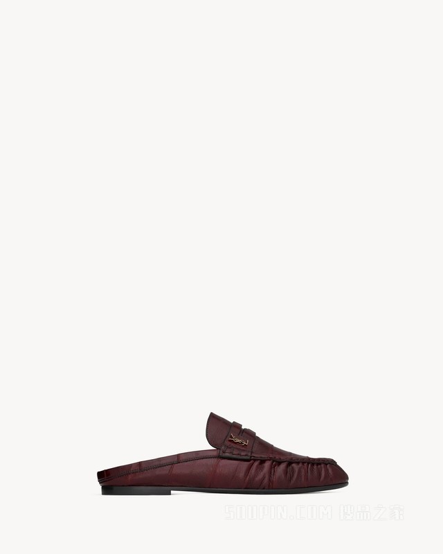 LE LOAFER鳗鱼皮穆勒鞋