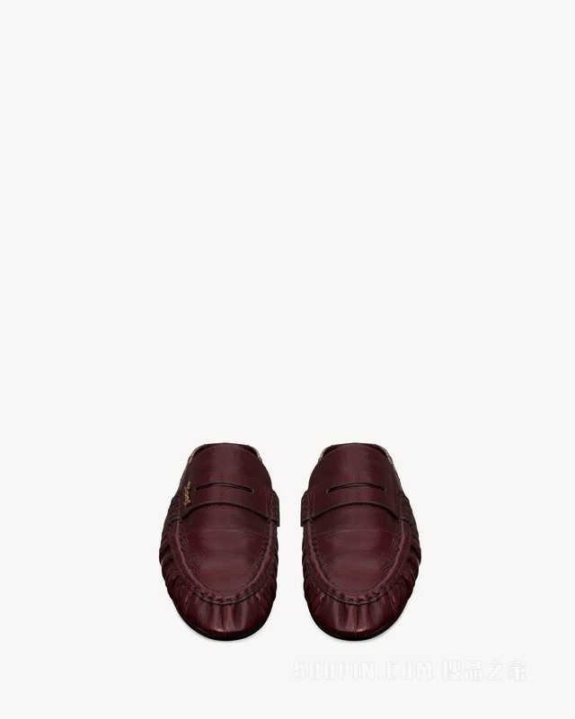 LE LOAFER鳗鱼皮穆勒鞋