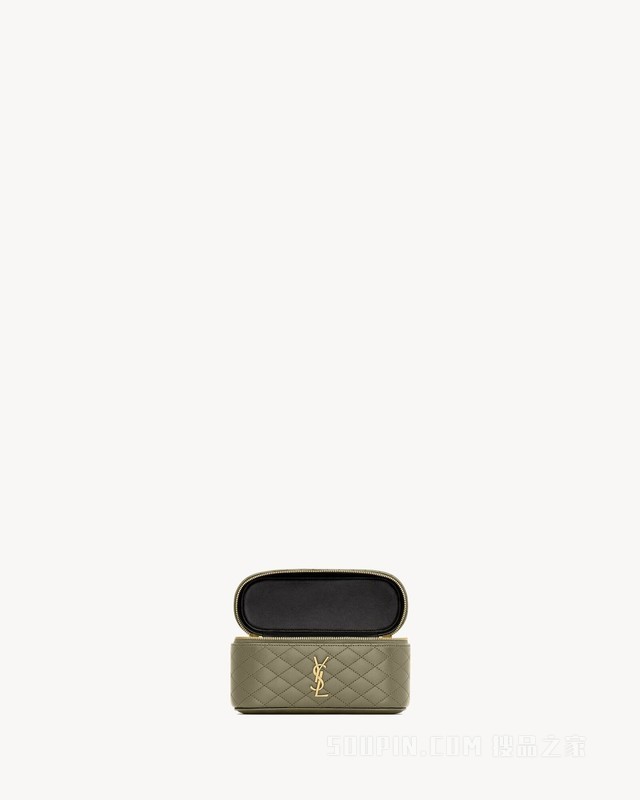 GABY VANITY BAG 小羊皮肩带手拿包