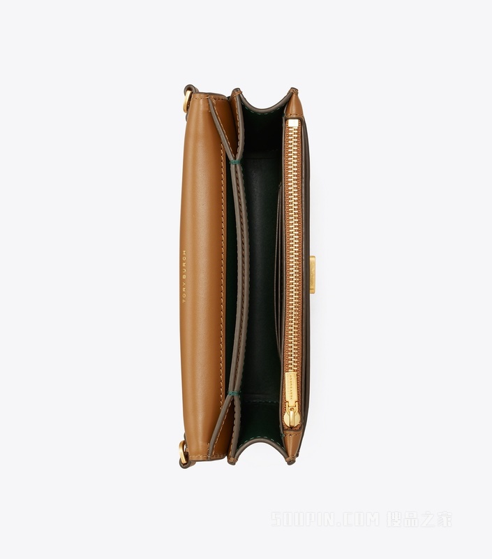 Eleanor 手机斜挎包 驼鹿棕
