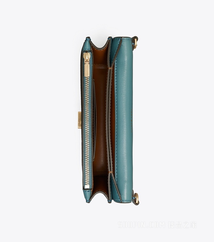 Eleanor 手机斜挎包 砖蓝色