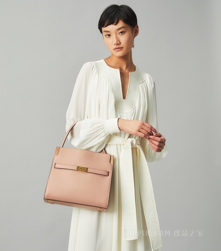 Lee Radziwill 小号手提包 锦葵粉