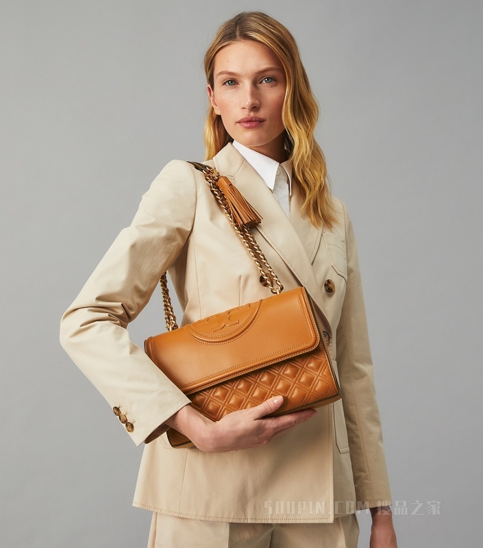 Fleming 两用肩背包 棕色