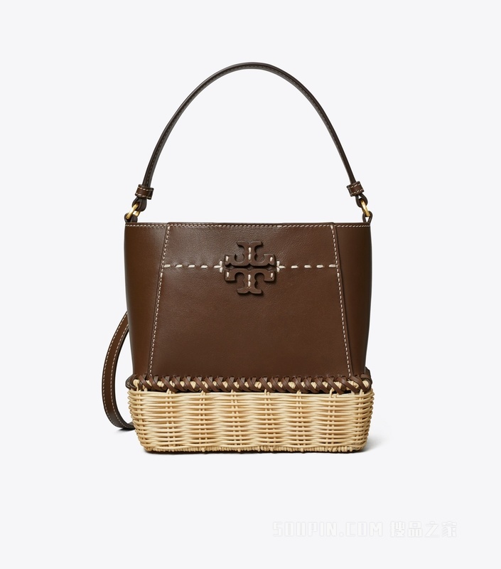 McGraw Wicker Hobo 小号手提包 冷萃咖啡