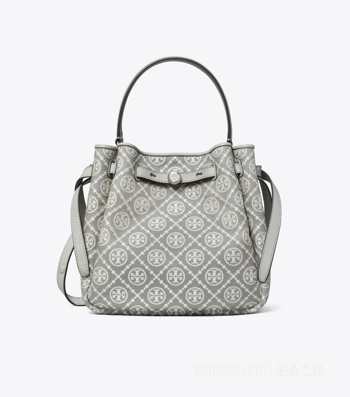 Romy T Monogram 水桶包 灰色