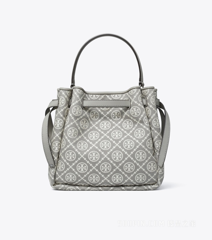 Romy T Monogram 水桶包 灰色