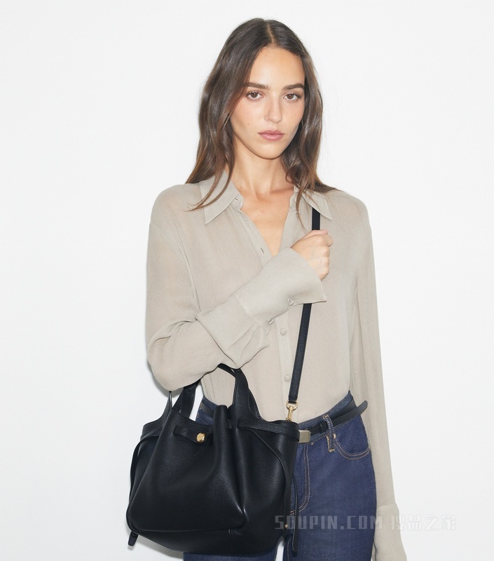 Romy 小号托特包 黑色