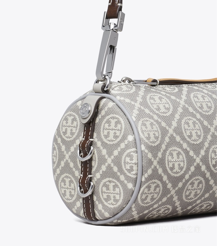 T Monogram 实用圆筒包 灰色