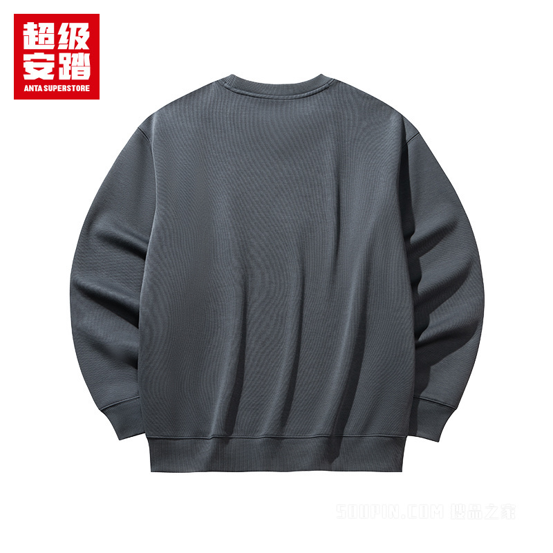 超级安踏潮流文化男子密暖绒套头卫衣