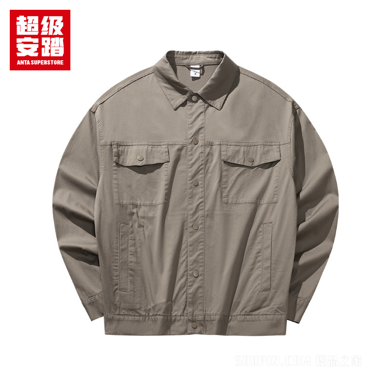 超级安踏潮流文化男子休闲梭织薄外套