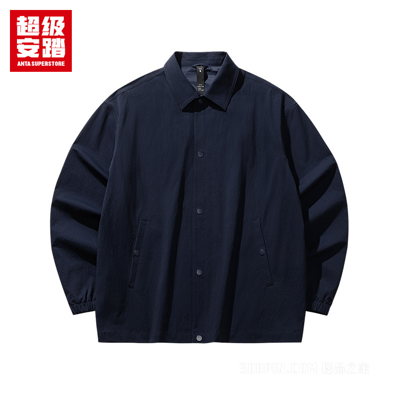 超级安踏潮流文化男子防泼水薄茄克外套