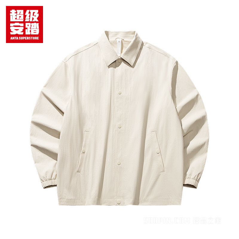 超级安踏潮流文化男子防泼水薄茄克外套