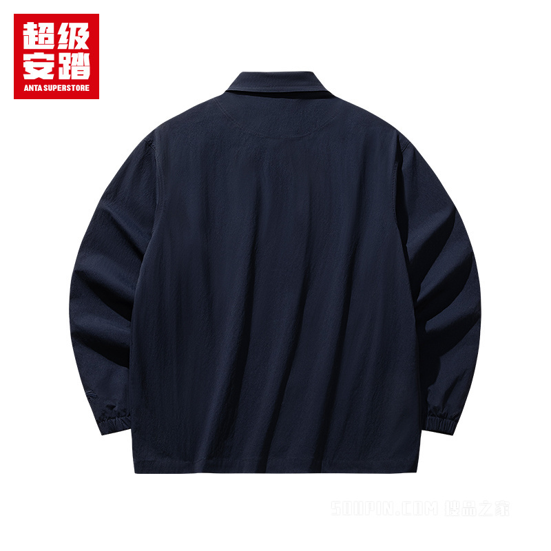 超级安踏潮流文化男子防泼水薄茄克外套