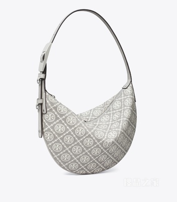 T Monogram 实用小号新月包 灰色