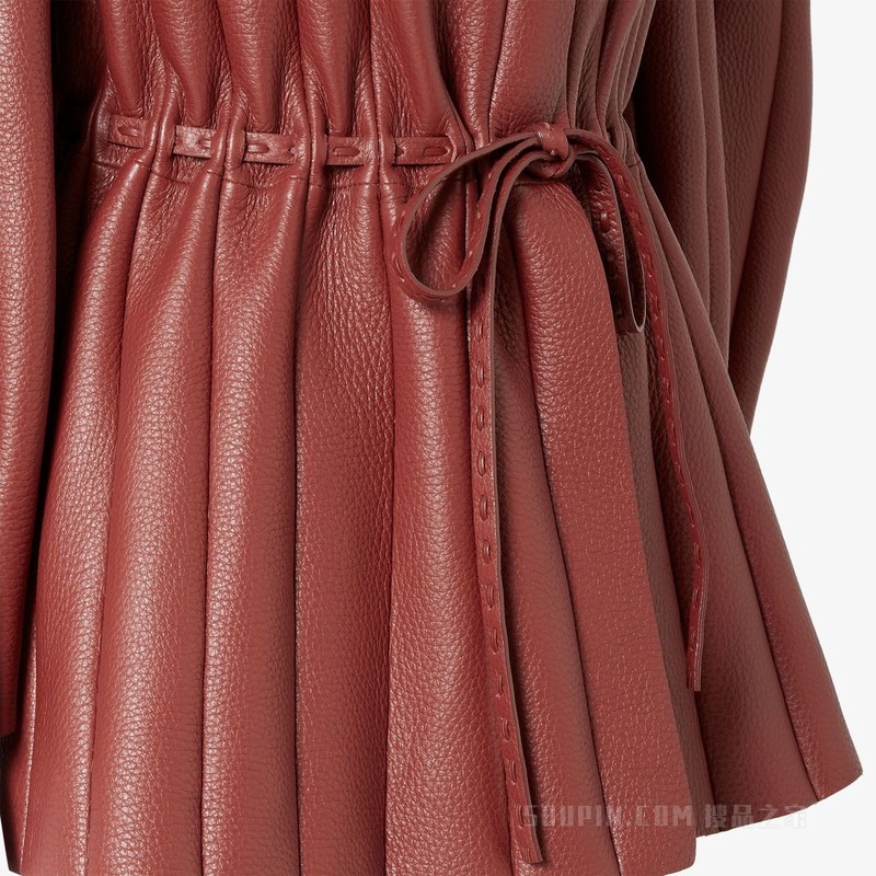 夹克衫 铁锈色鹿皮Selleria夹克