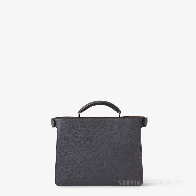 Peekaboo ISeeU小号手袋 深灰色皮革手袋