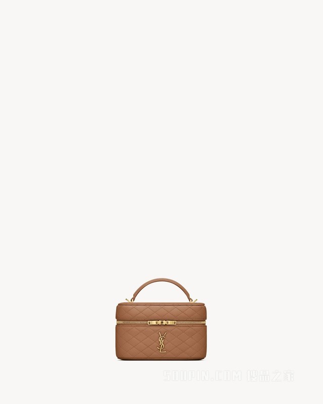 GABY VANITY BAG 小羊皮肩带手拿包