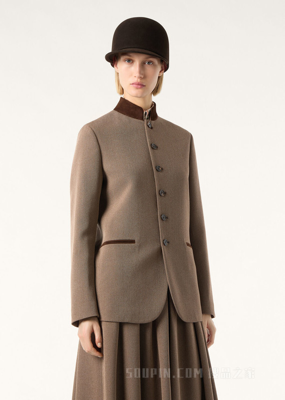 Talia女士夹克 初剪羊毛