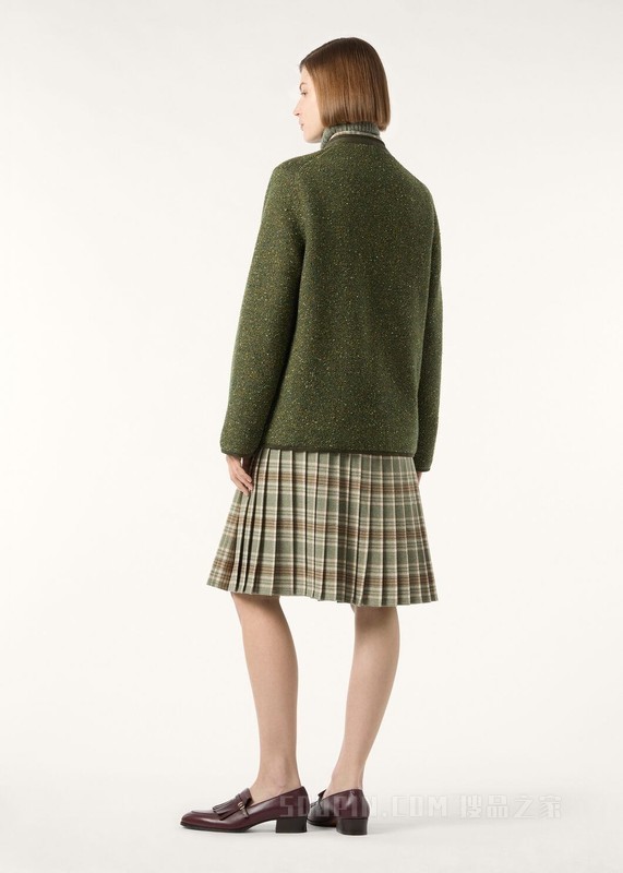 Braemar女士夹克 羊绒, 亚麻