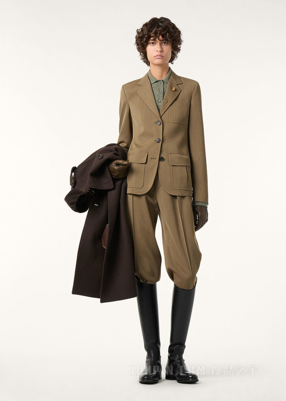 Dyonne女士西装外套 初剪羊毛