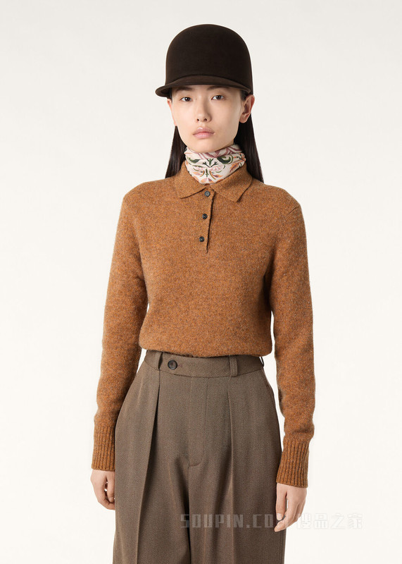 Drumoak 女士Polo衫 初剪羊毛
