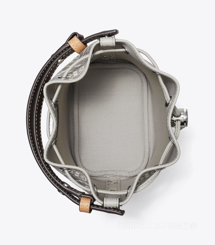 T Monogram 实用迷你水桶包 灰色