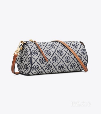 T Monogram 圆筒包 Tory 海军蓝