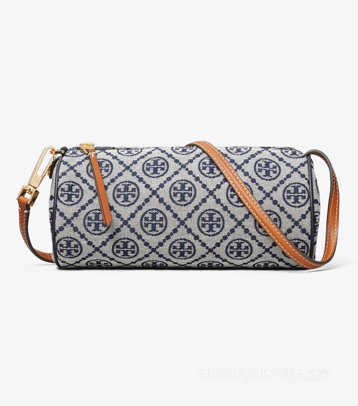 T Monogram 圆筒包 Tory 海军蓝