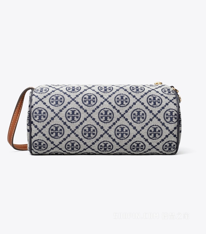 T Monogram 圆筒包 Tory 海军蓝