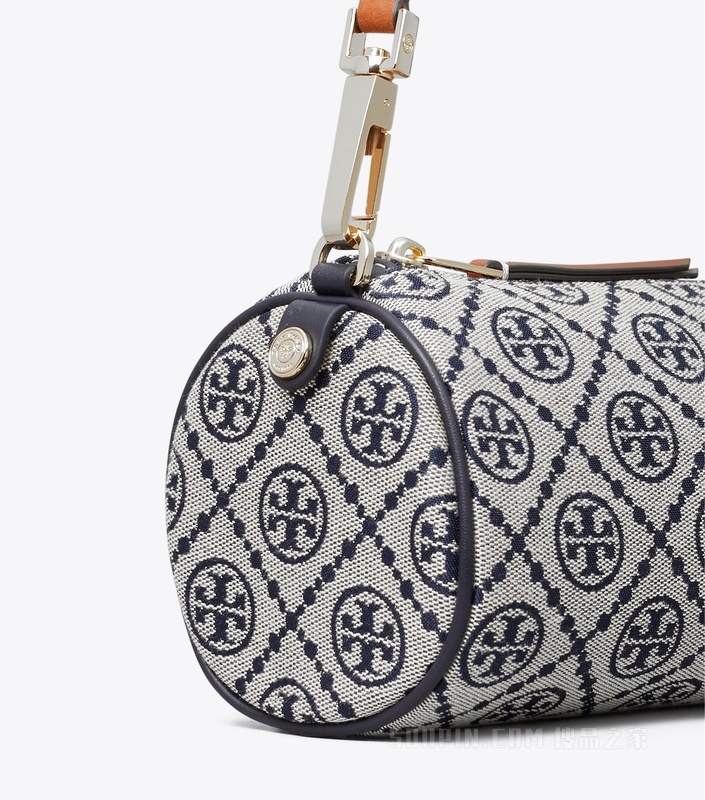 T Monogram 圆筒包 Tory 海军蓝