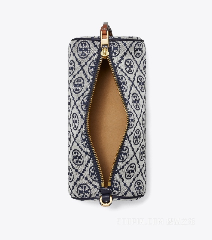 T Monogram 圆筒包 Tory 海军蓝