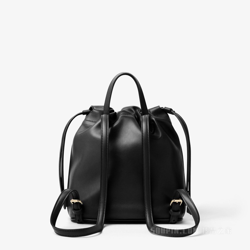 背包 黑色皮革背包