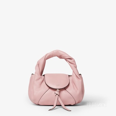 迷你FENDI Spy Bag 浅粉色皮革迷你手袋