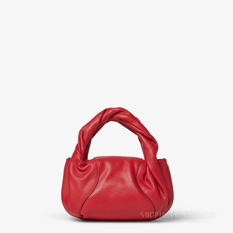 迷你FENDI Spy Bag 红色皮革迷你手袋
